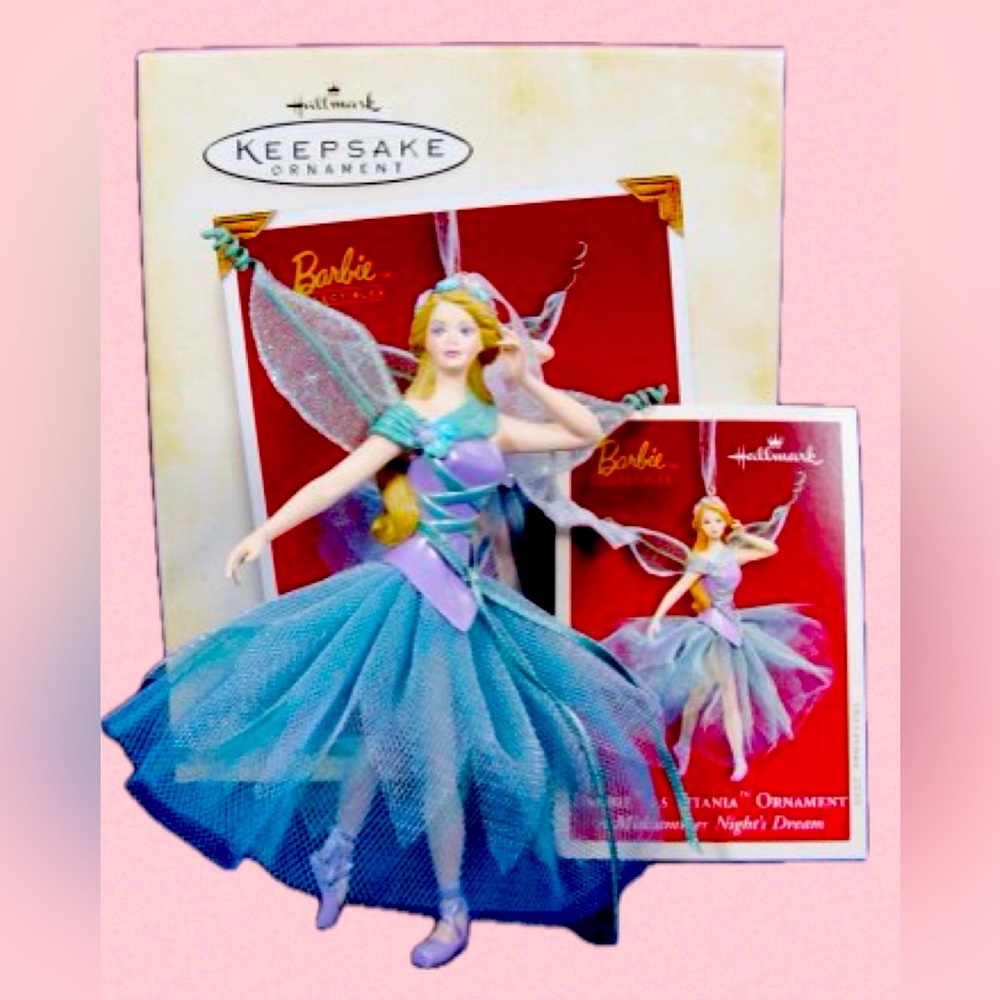 Hallmark Keepsake Ornament Barbie as Titania